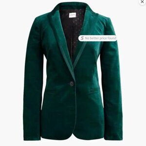 JCREW Velvet Tuxedo Blazer - NWT